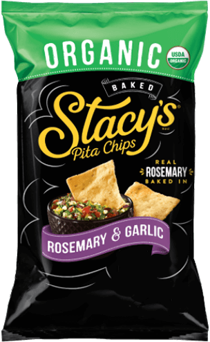 Bag of Stacy's® Rosemary & Garlic Organic Pita Chips 