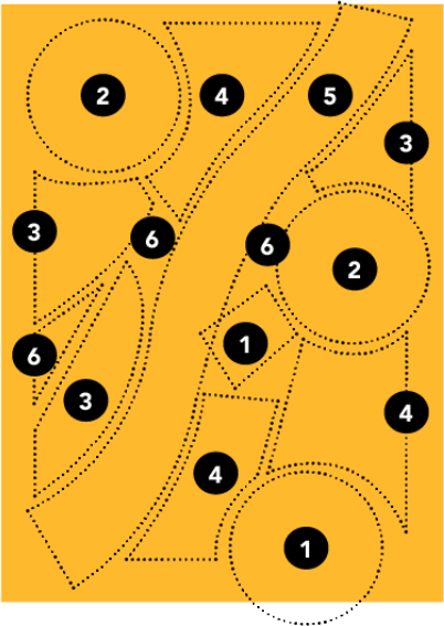 Light & Fresh Board distribution of ingredients - schema